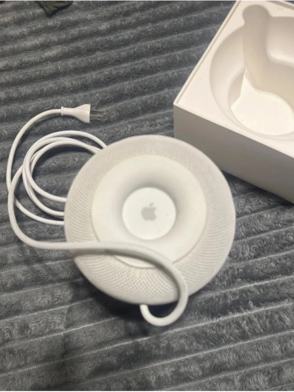 Apple opened box