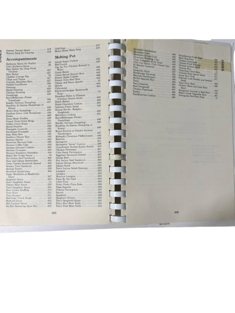 Cookbook 25 Years Women Of The Farm Bureau 1981 Vintage Recipes Spiral Canning
