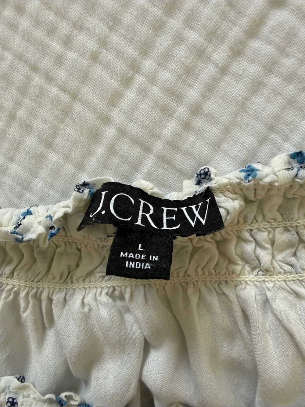 J. Crew lightweight white
