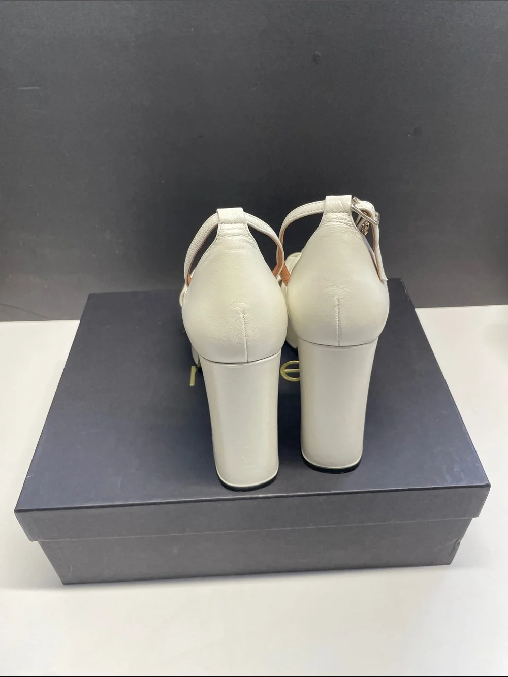 Franknotleather Leather Platform Heels 115 With Knot