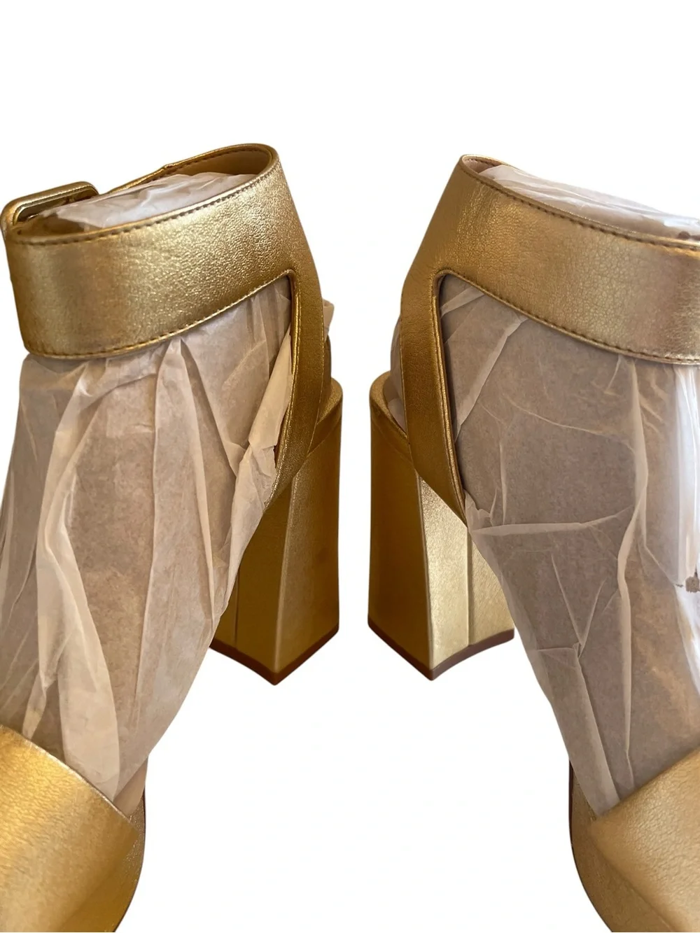 Naturalizer 24/7 Jaselle Heeled Platform Block Heel Dress Sandals Ankle Buckle