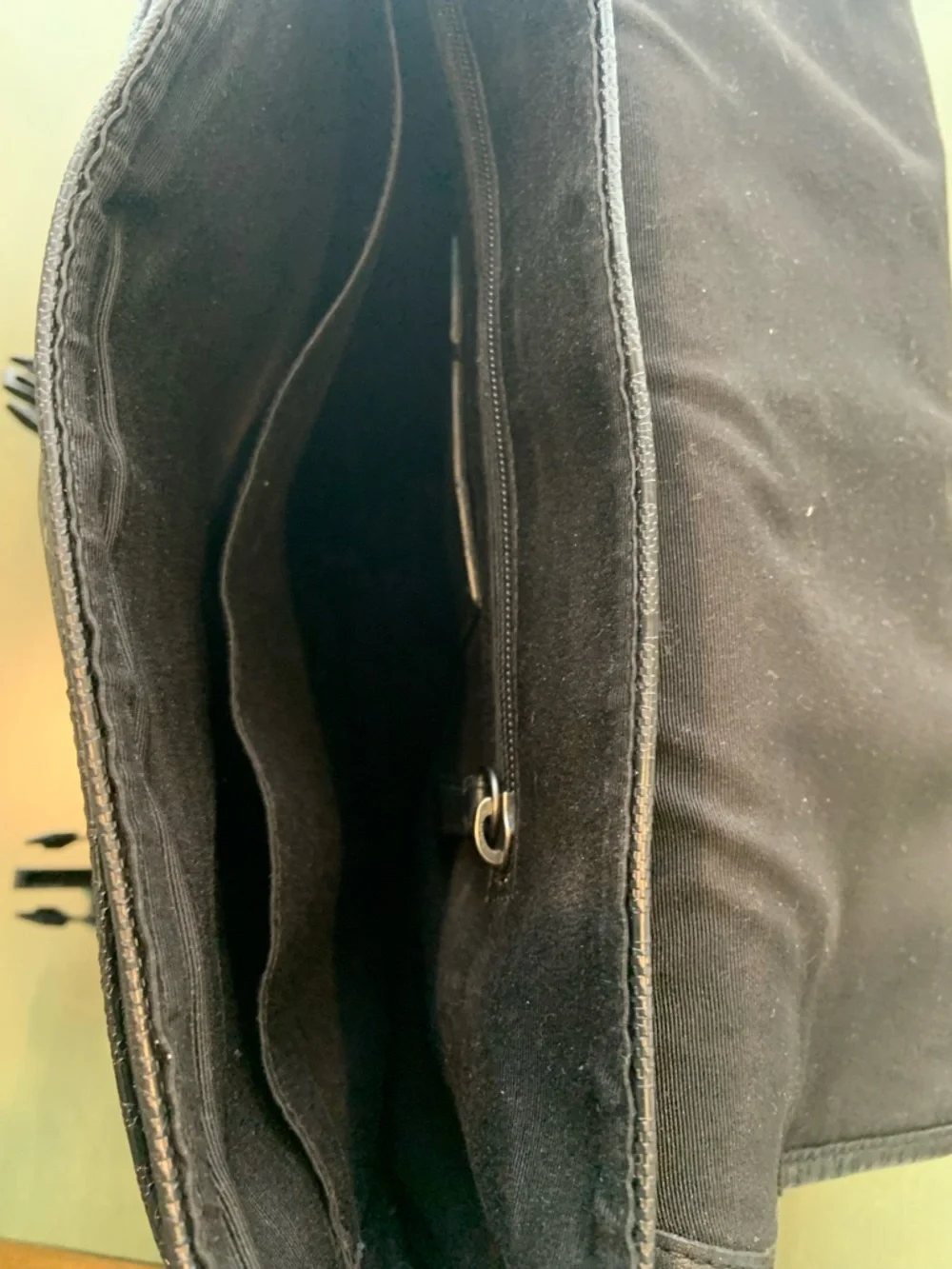 Coach sleek black