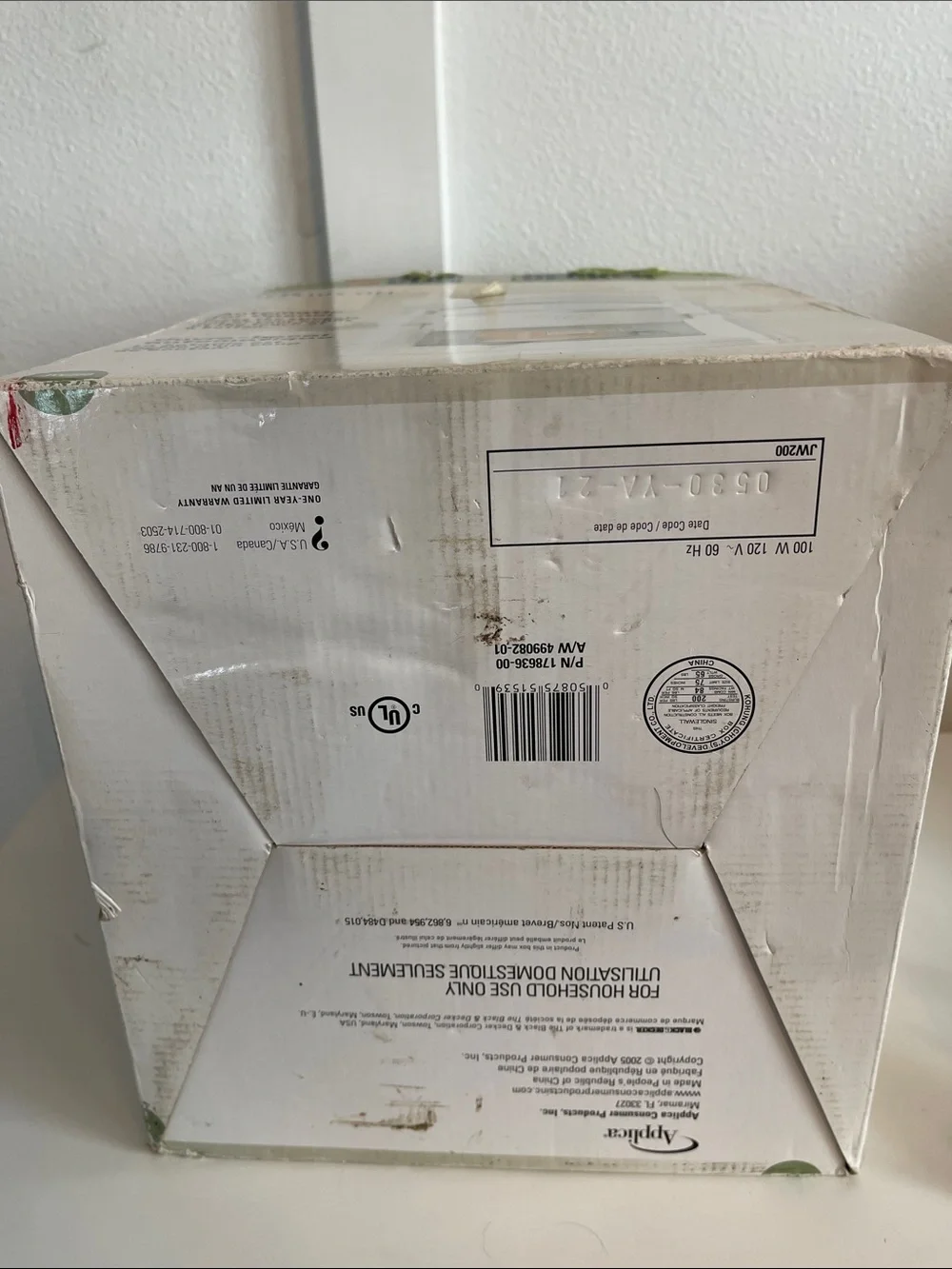 Black & Decker box not