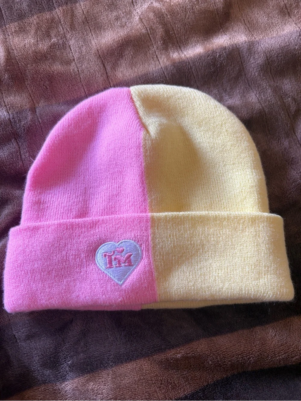 Trixie Mattel x Good dye young collab split dye beanie