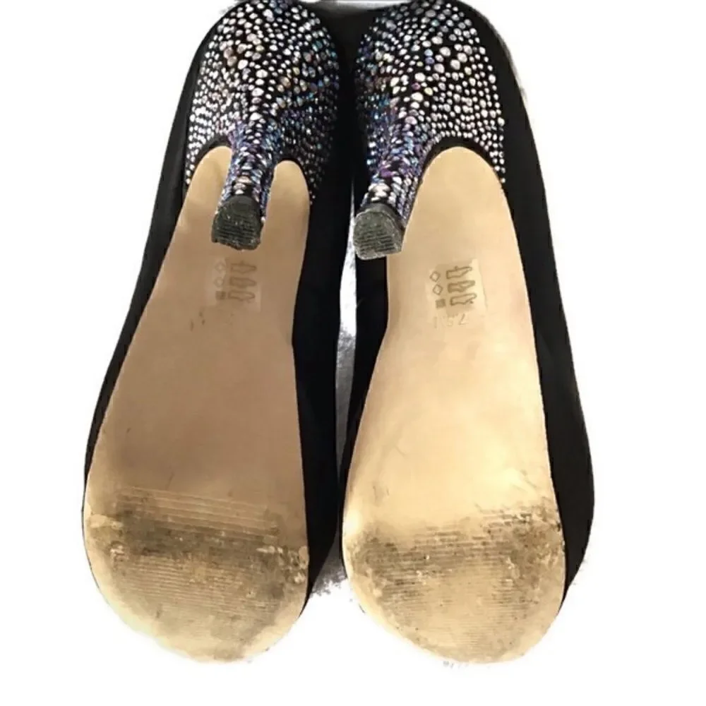 Steve Madden Partyy-R Platform Rhinestone Pumps