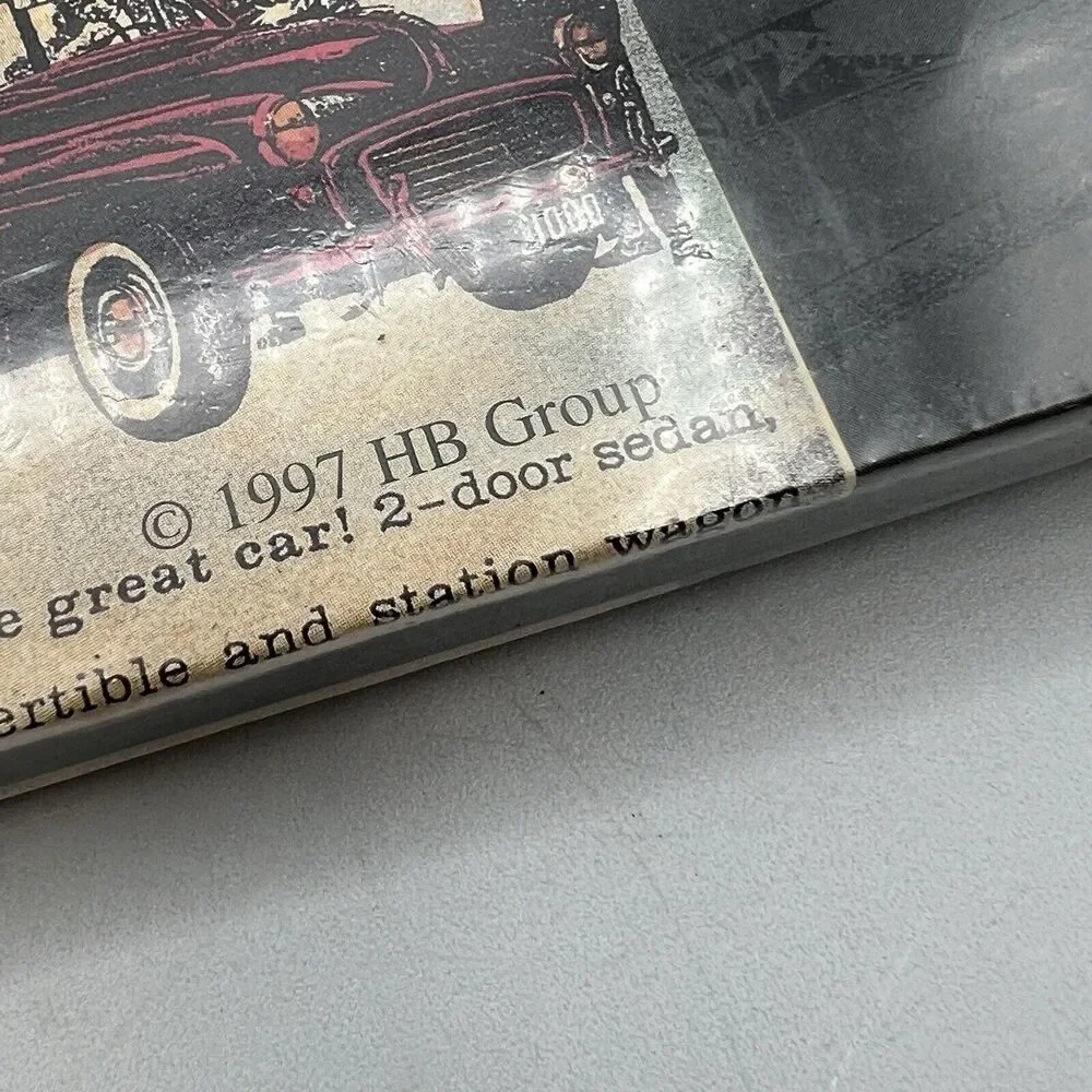 Retro Vintage Classic Cars Scrapbook Photo Album 40 Pages Burnes of Boston 50s