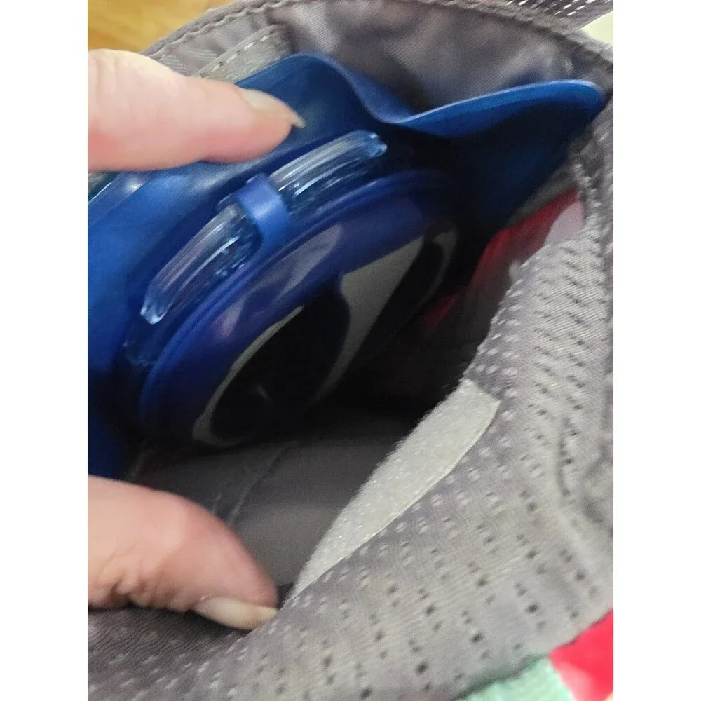 CamelBak Mini M.U.L.E. Kids Hydration Pack Pink Blue 1.5L Cargo