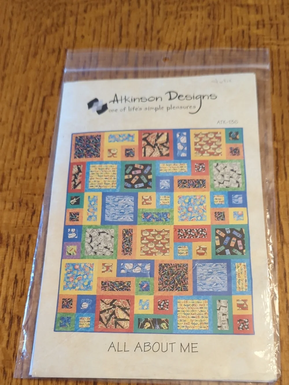 All About Me Quilt Pattern │Pattern From Atkinson Designs ATK-136 │Baby to Full