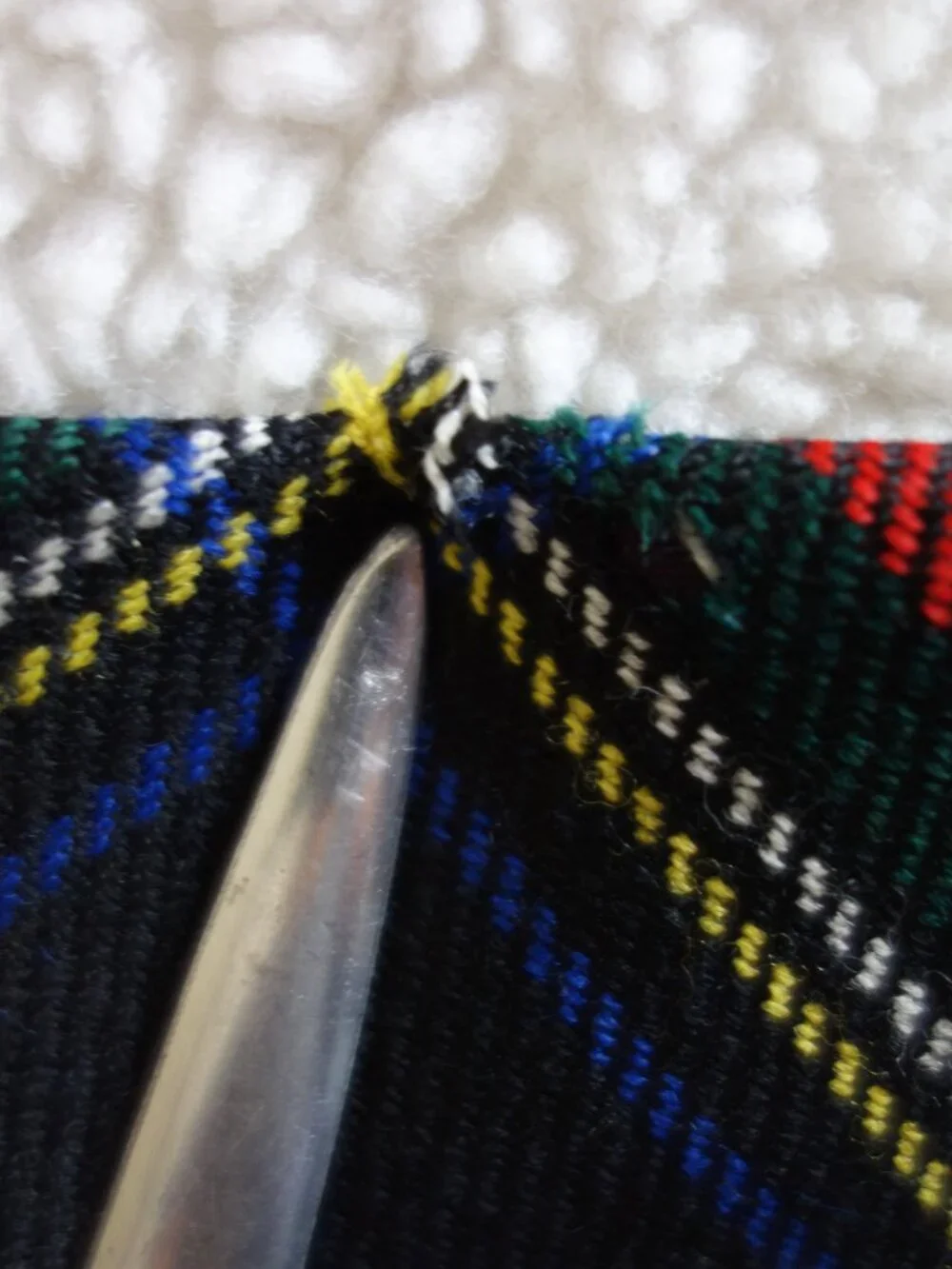 J. CREW Handmade Wool Tartan Tie – AS IS