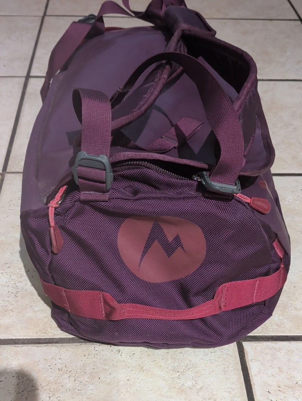 Marmot Maroon Long Hauler Duffel Bag Small