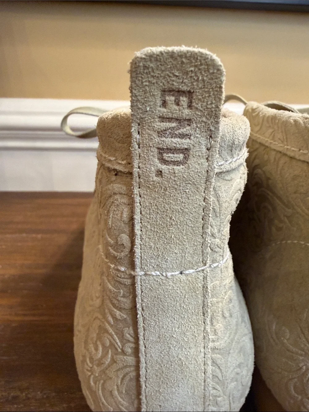 Clarks suede collab