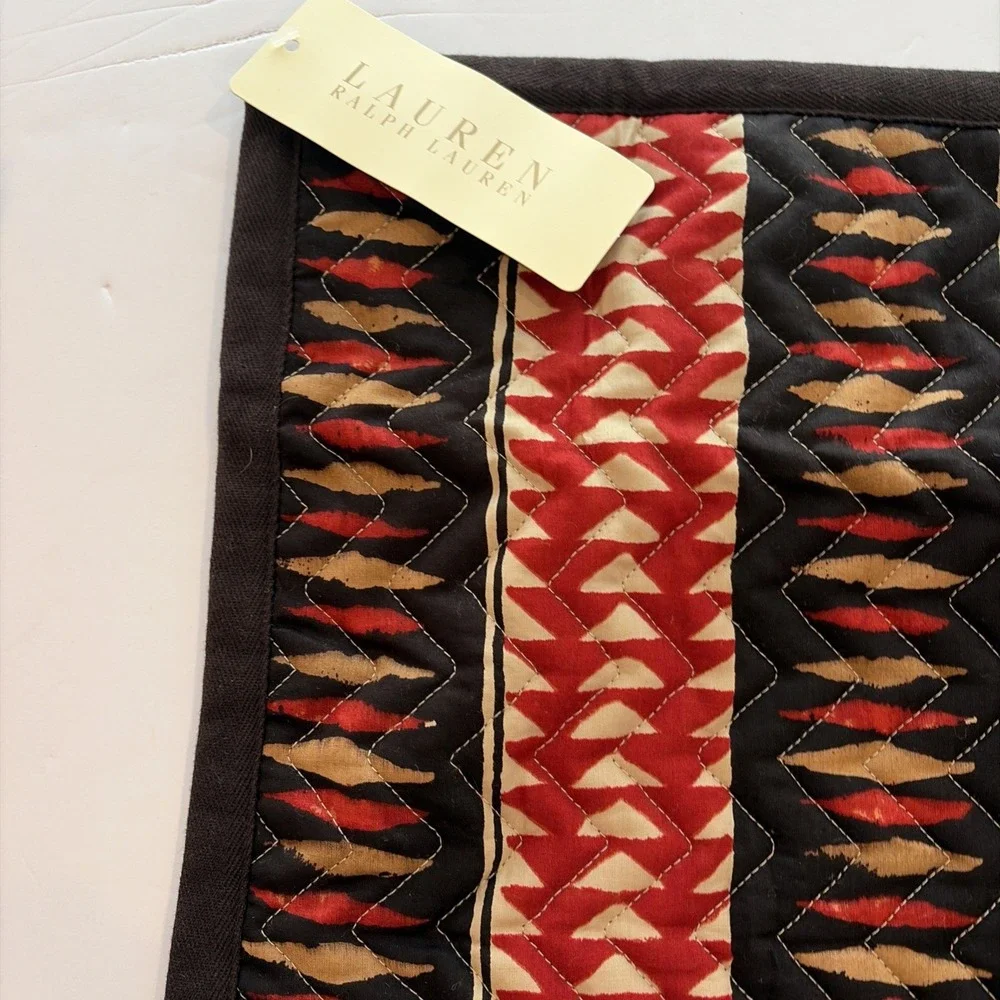 Ralph Lauren Heritage Quilted Batik southwestern 1 Pillow Sham 27x21