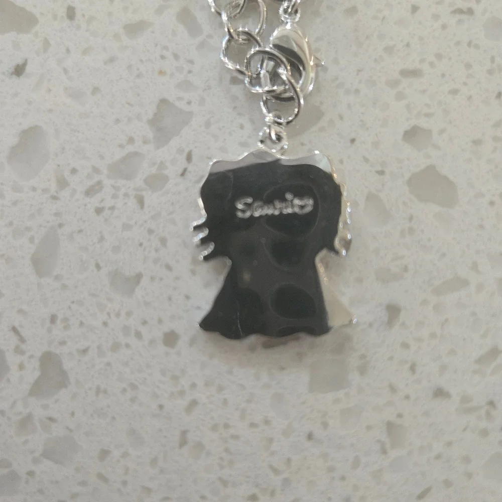 Sanrio Hello Kitty Charm Bracelet Rhinestone Pastel Enamel 2007 Vintage Boxed