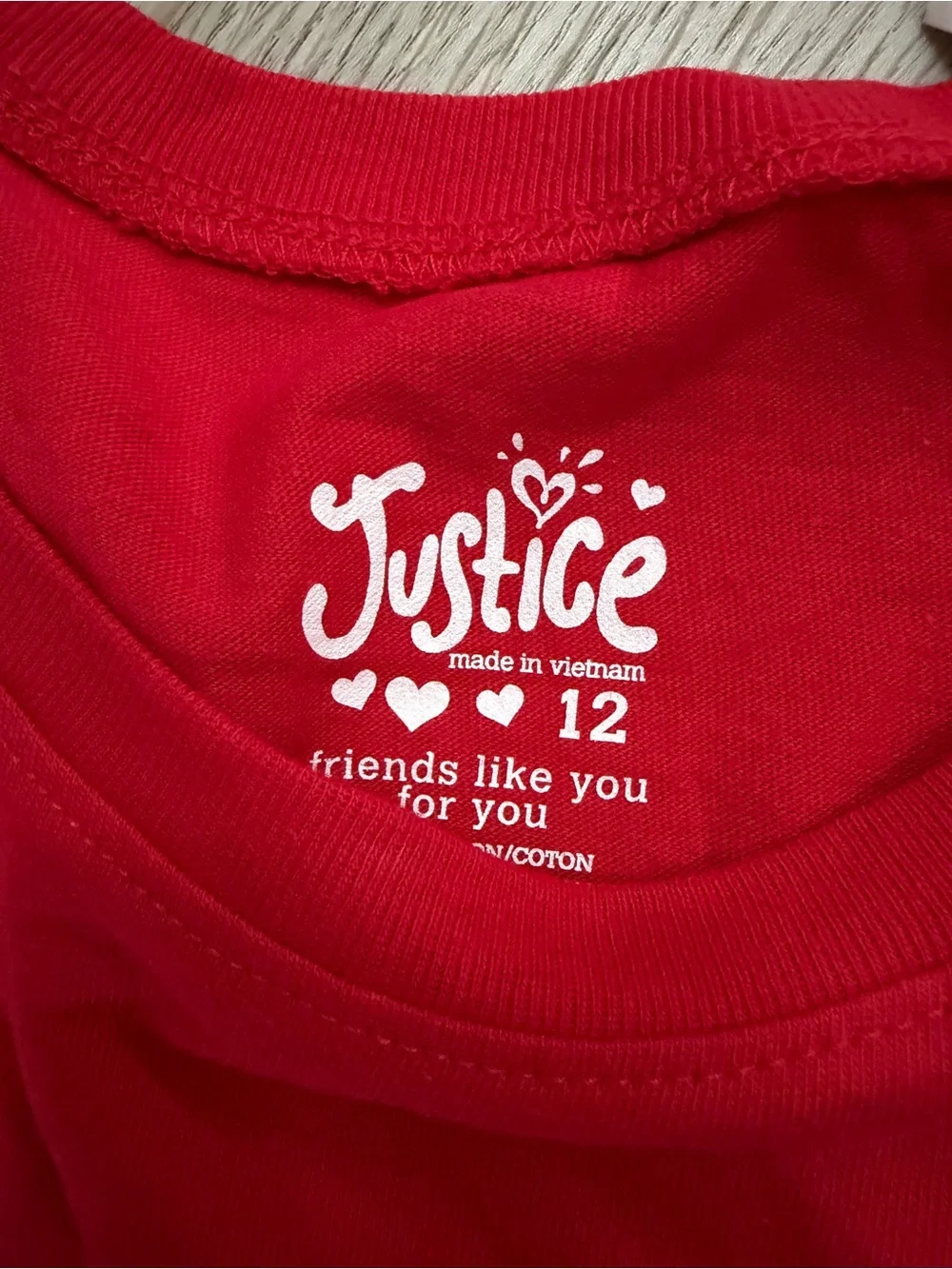 Justice chest flag perfect