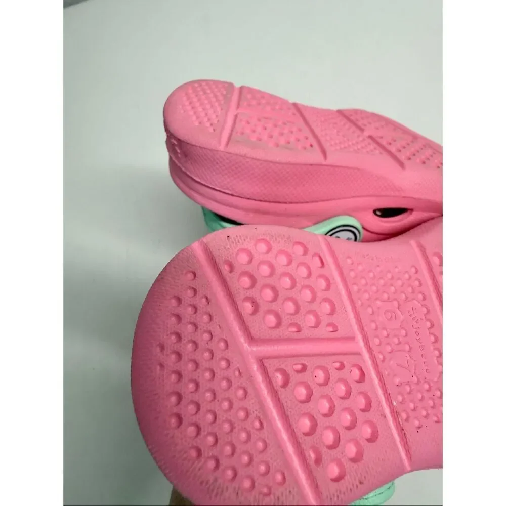 Joybees Clogs Girls Sz 6/7 Pink Dylan Slip On Rubber Lightweight Water Shoes