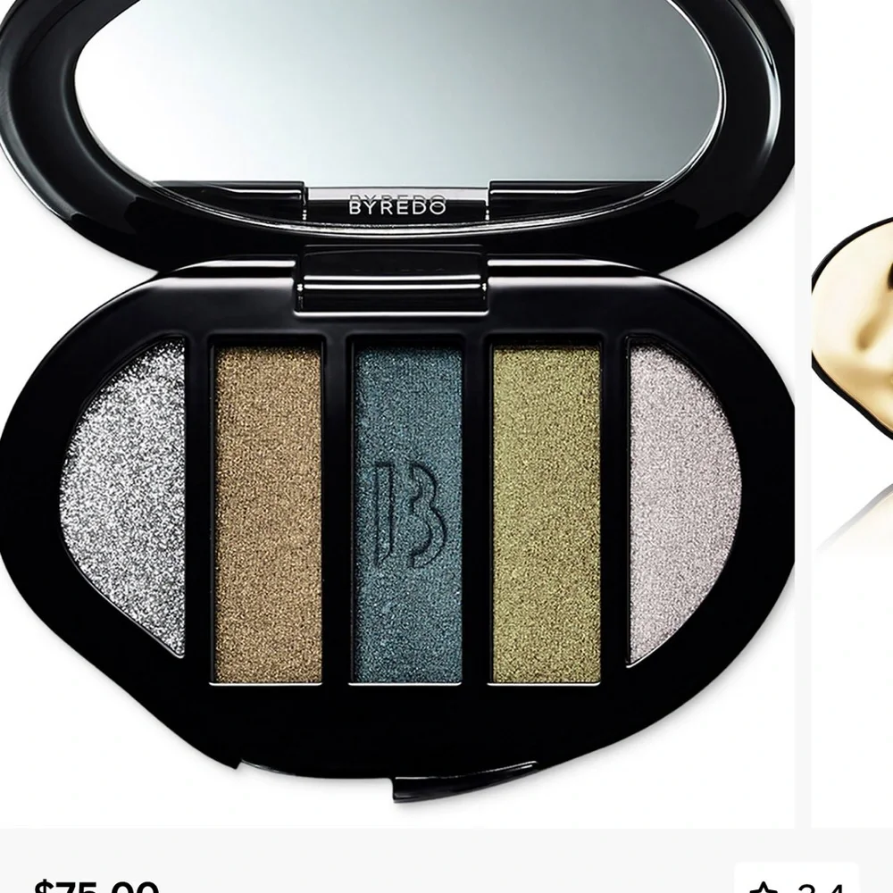 Byredo Eyeshadow Palette - Silver, Gold, Green, Blue