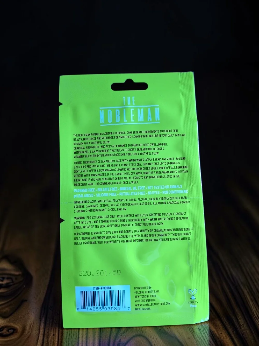 The Nobleman deep cleansing