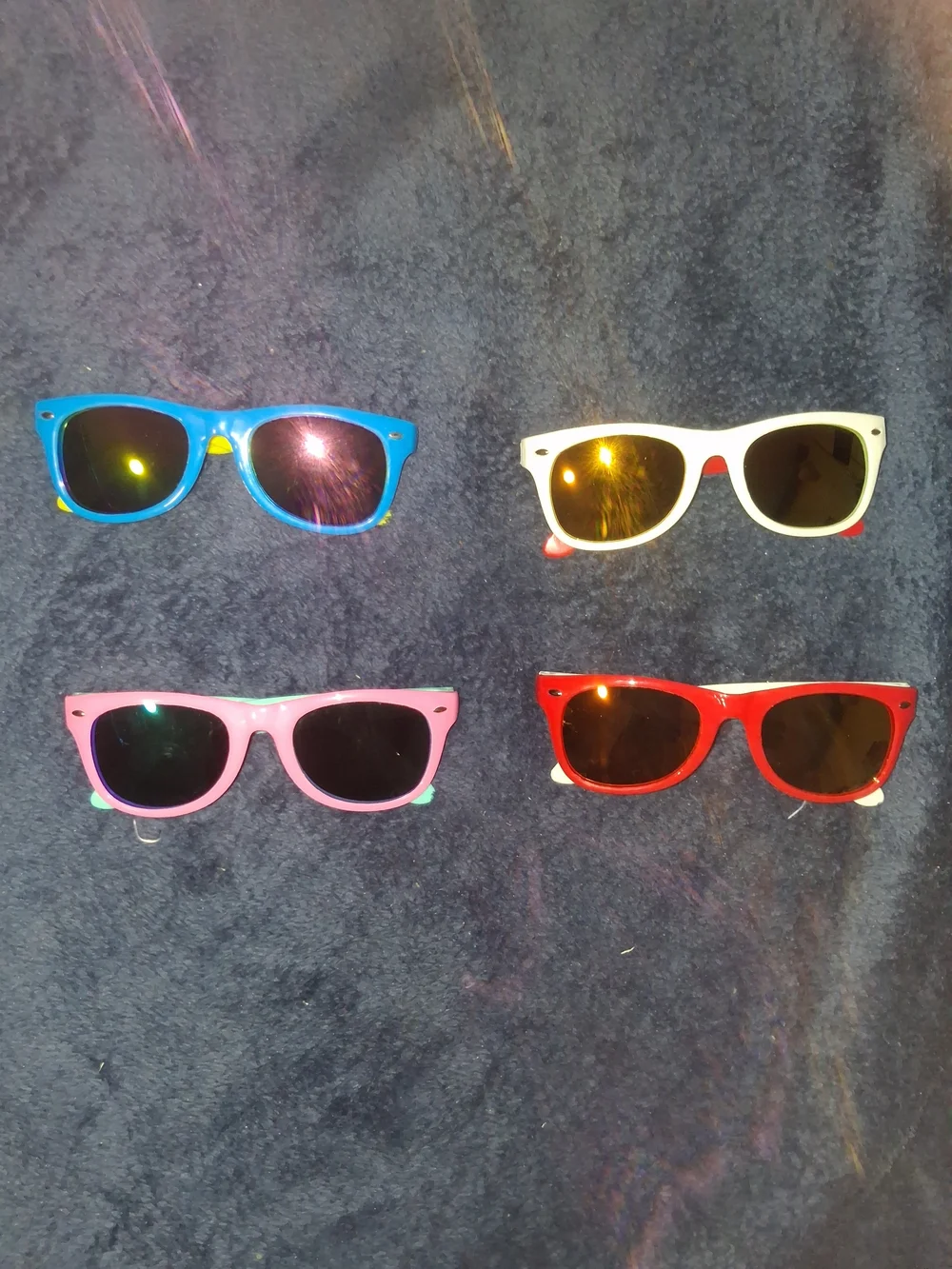Kids Classic Wayfarer Sunglasses - Blue, White, Pink, Red