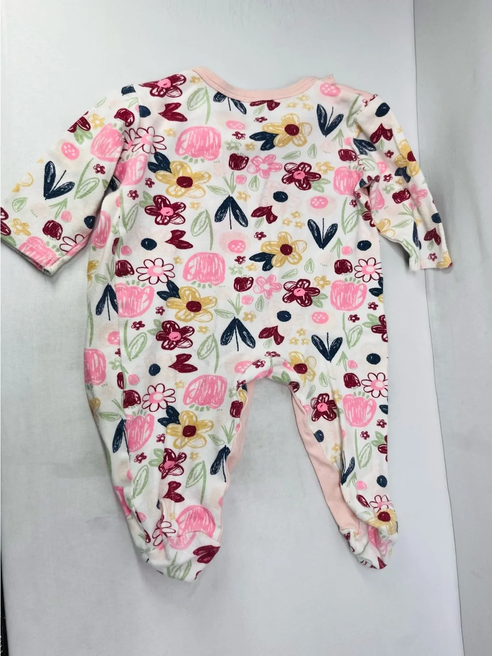 Justice Pink Baby Bodysuit Set with Heart, Gems & Dino‎ Prints
