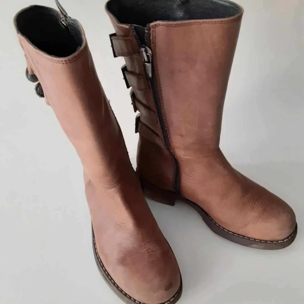 Simonetta buckles boots