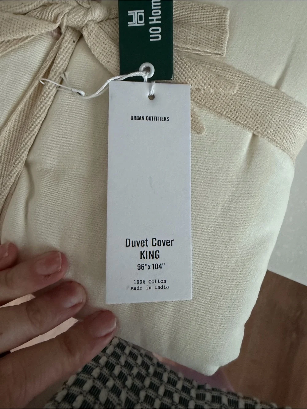Urban Outfitters ivory duvet