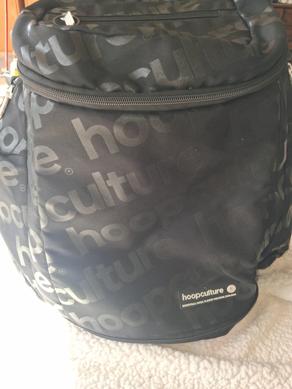 Hoop Culture Lumino Zeitgeist Reflective Basketball Backpack Black