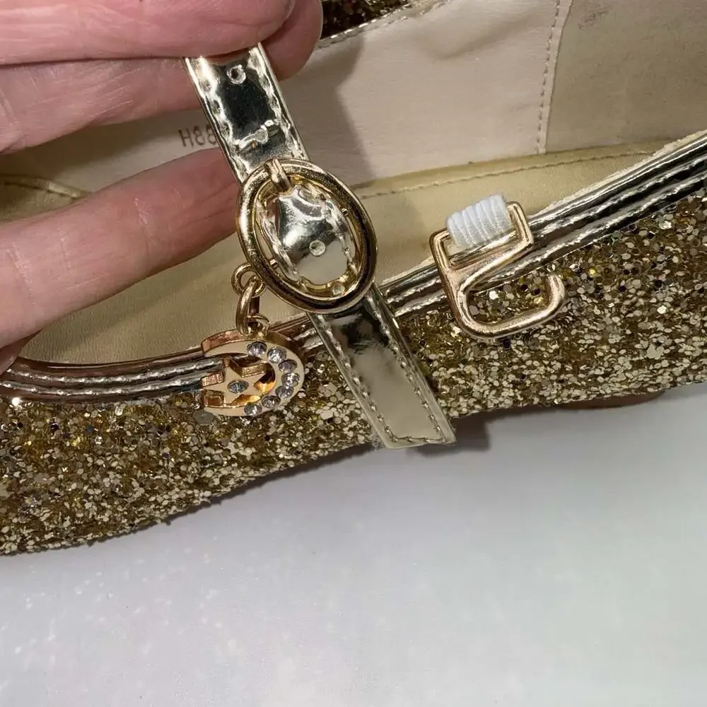 Unbranded sparkly gold