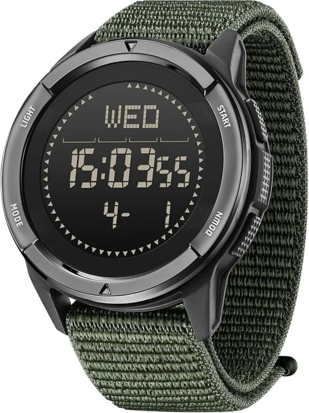 Men's Tactical Military Watch - Waterproof 164FT, Fitness Tracker, Compass