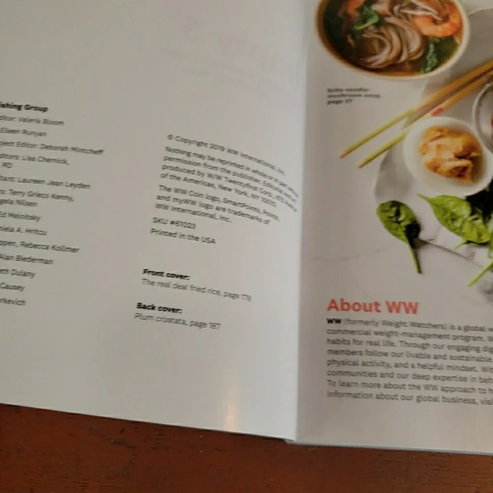 Weight‎ Watchers Healthy Kitchen SIMPLY 5 Cookbook - 125 Recipes 2019, SC