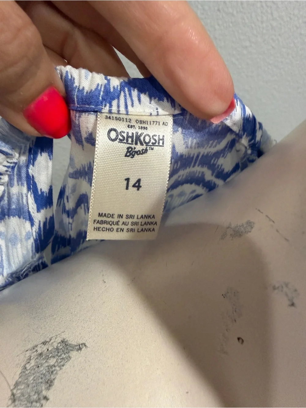 OshKosh Bgosh sleeveless ikat