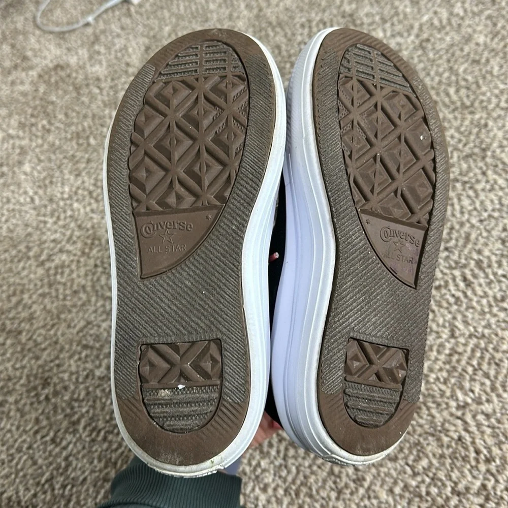 Converse high top platform sneakers