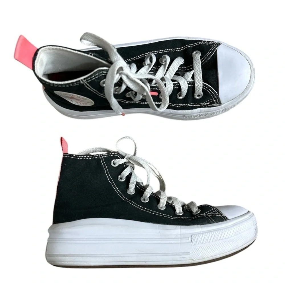 Converse high top platform sneakers