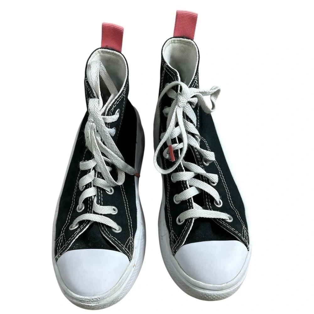Converse high top platform sneakers