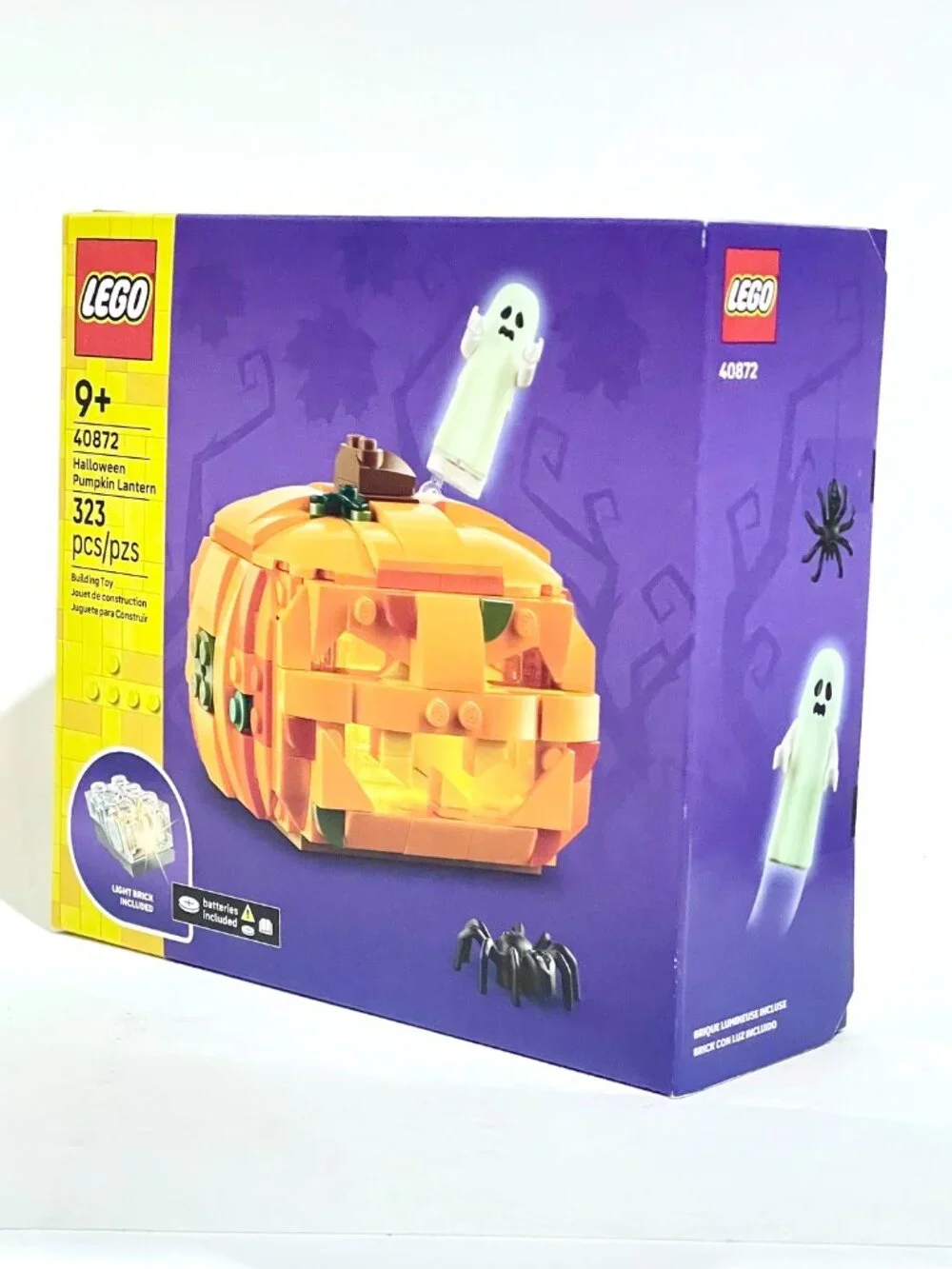 Lego 40872 Halloween Pumpkin Lantern Lights Up NIB New Sealed