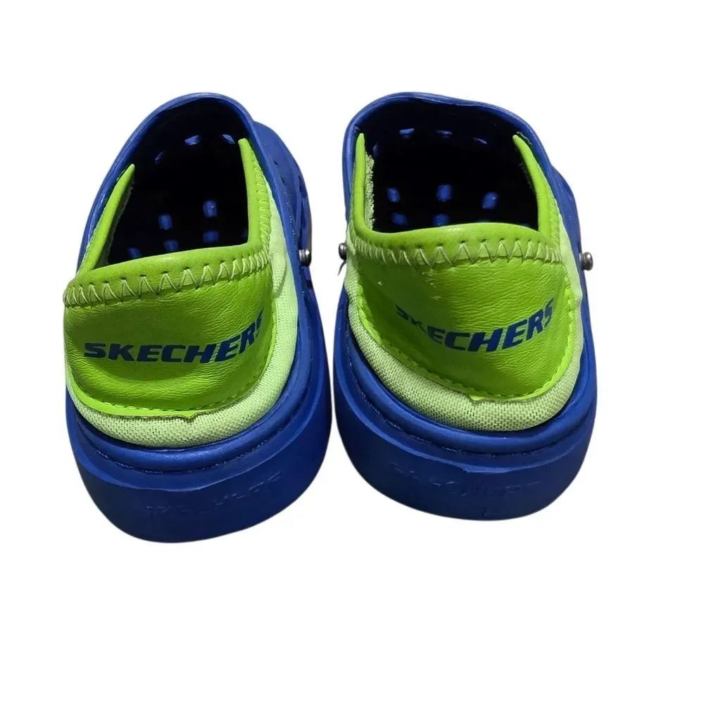 Skechers bright blue