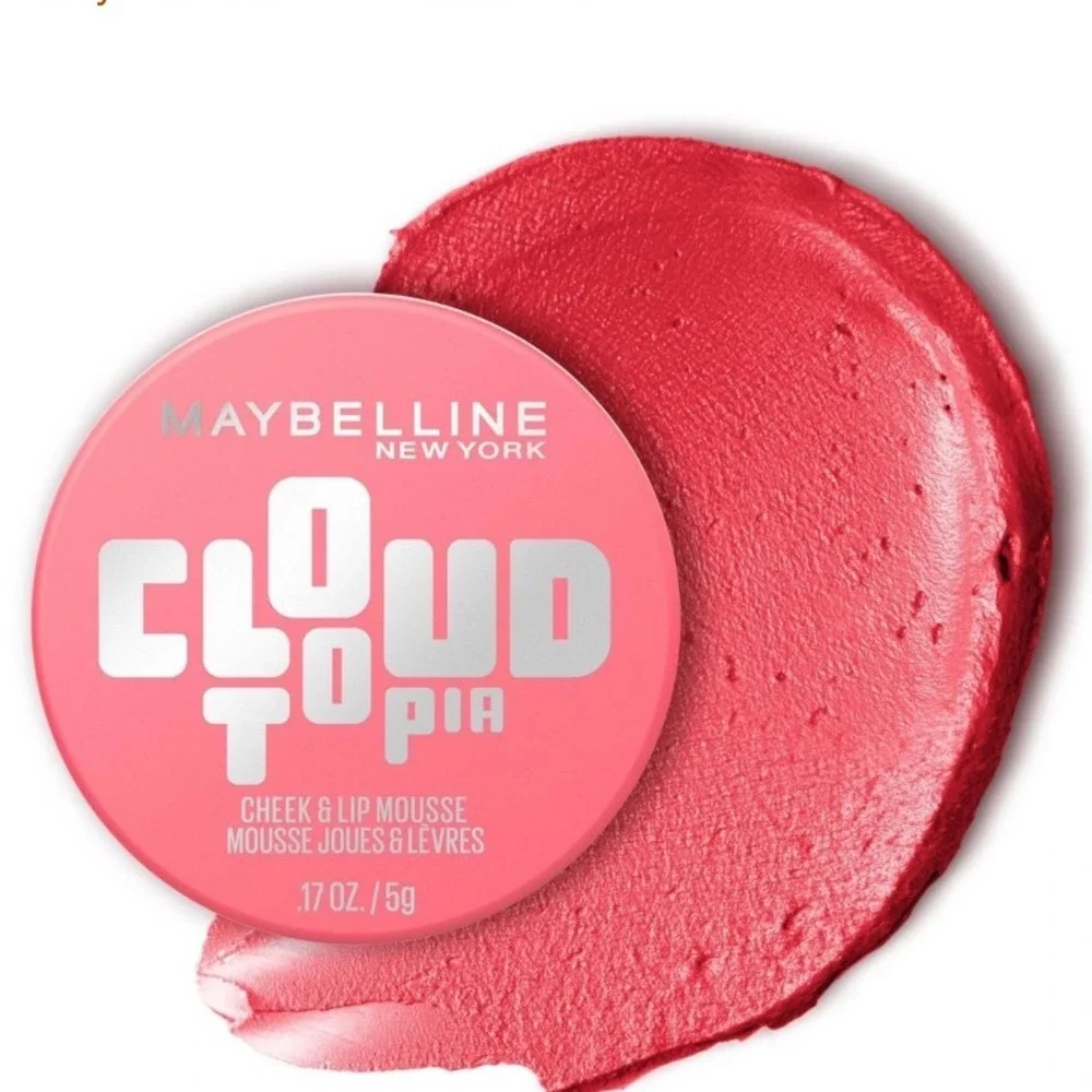 Maybelline Cloudtopia Cheek & Lip Mousse Moonlit Rose 07 Pink 0.17oz New