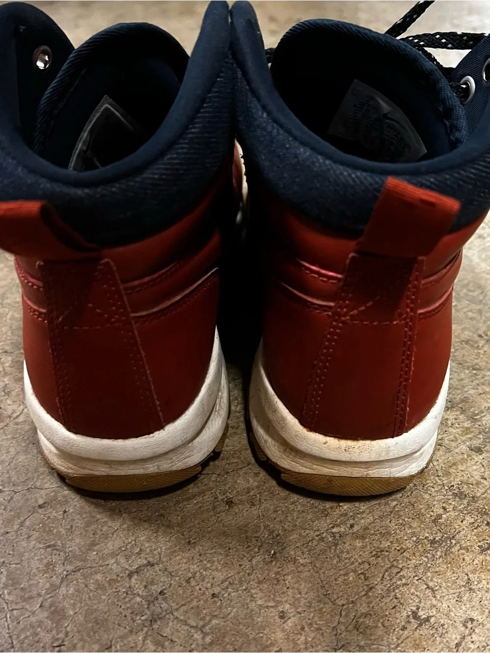 Nike Kids High-Top Boots with Black Accents