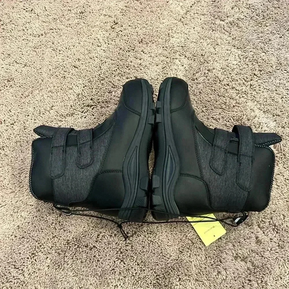 NWT new target kids 3 baker all in motion waterproof Velcro black boots snow