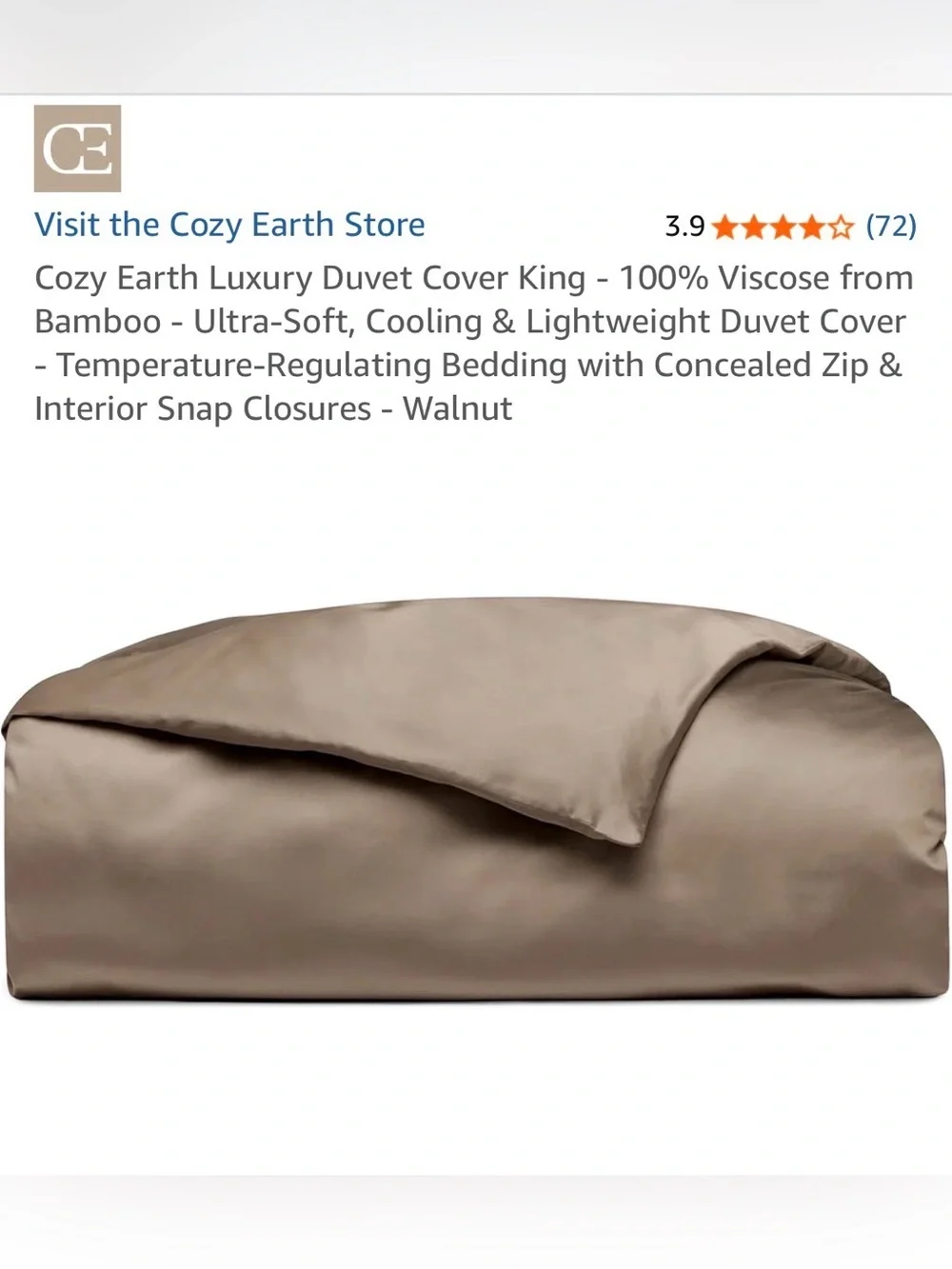 cozy earth brand new