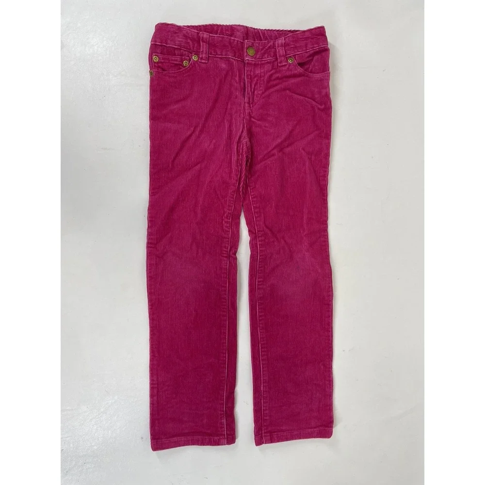 Ralph Lauren Corduroy Pants Girls Size 6 Hot Pink‎