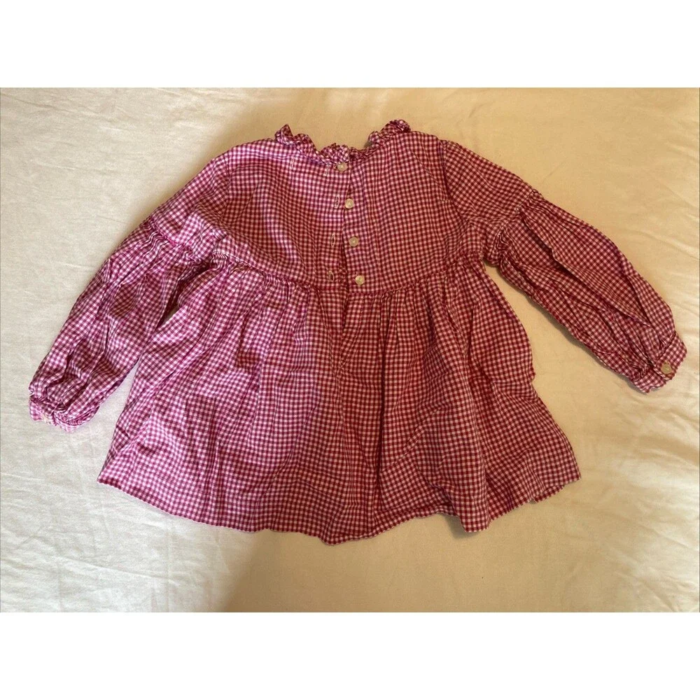 24 Months Ralph Lauren baby girl clothes - 2 piece outfit | plaid theme