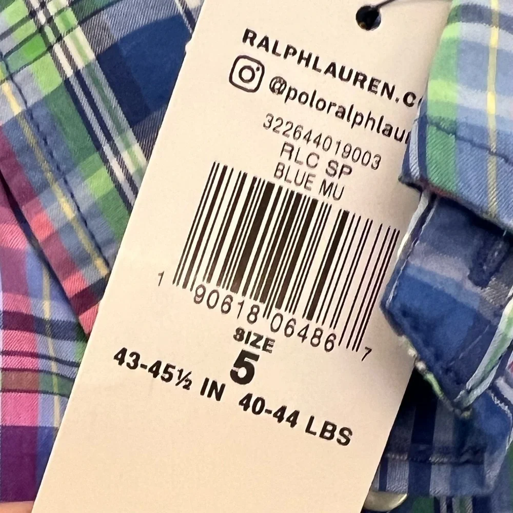 Boys‎ size 5 Ralph Lauren Button up NWT