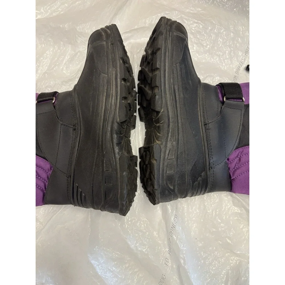 Skadoo Kids‎ Snow Boots Black and Purple Size 4