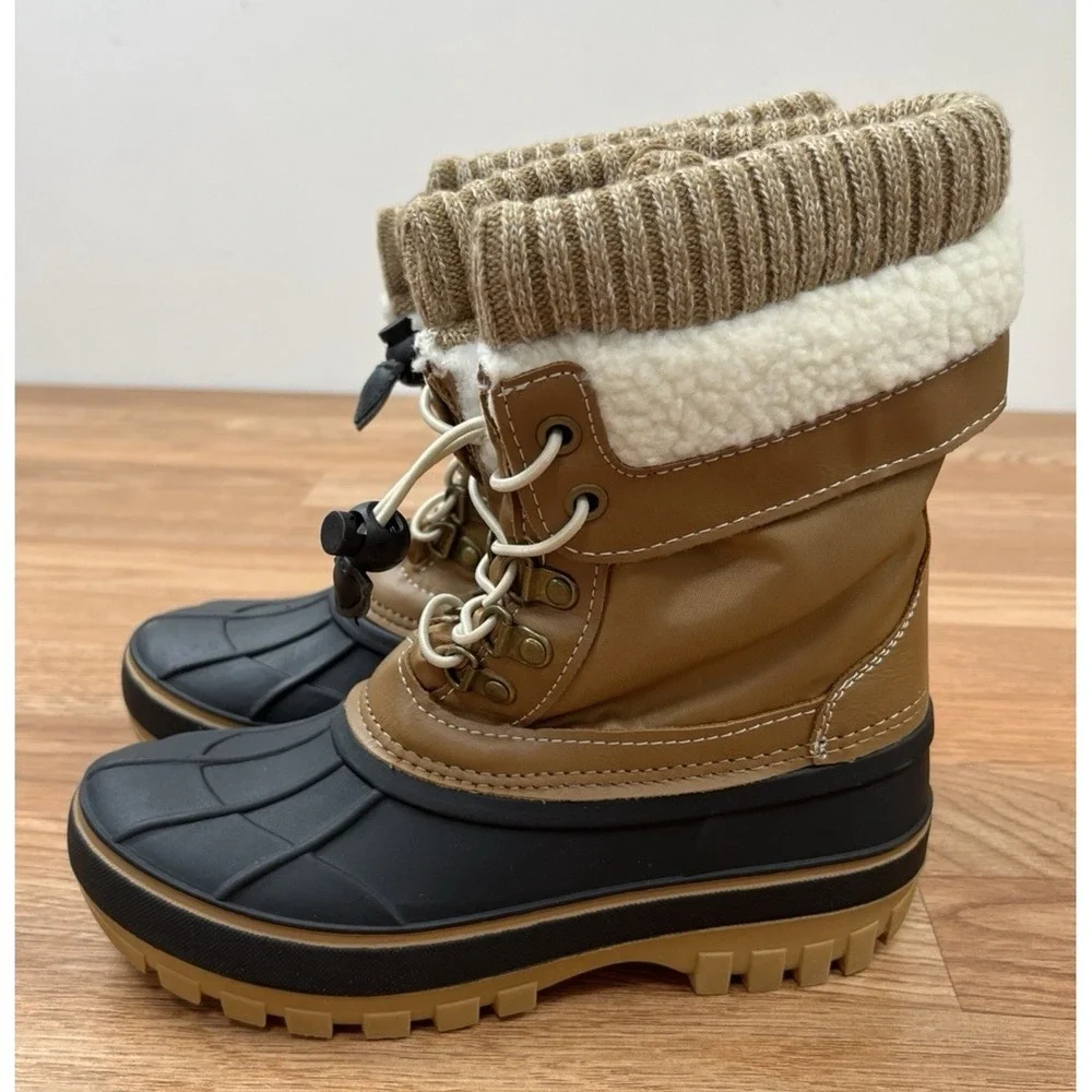 Dream Pairs KMONTE Unisex Kids Winter Snow Duck Boots Waterproof Size 2 NEW‎