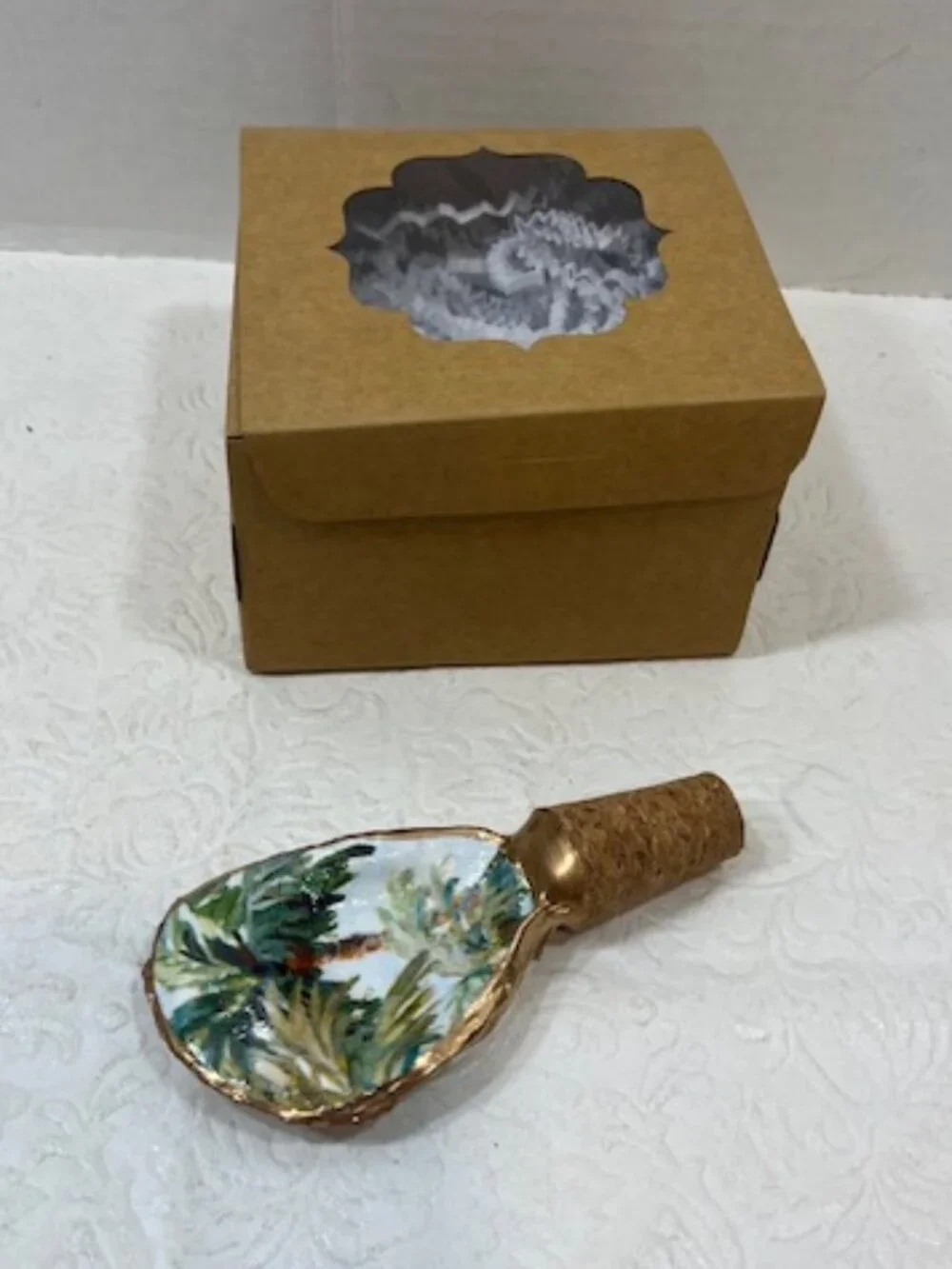 Handcrafted natural decoupage