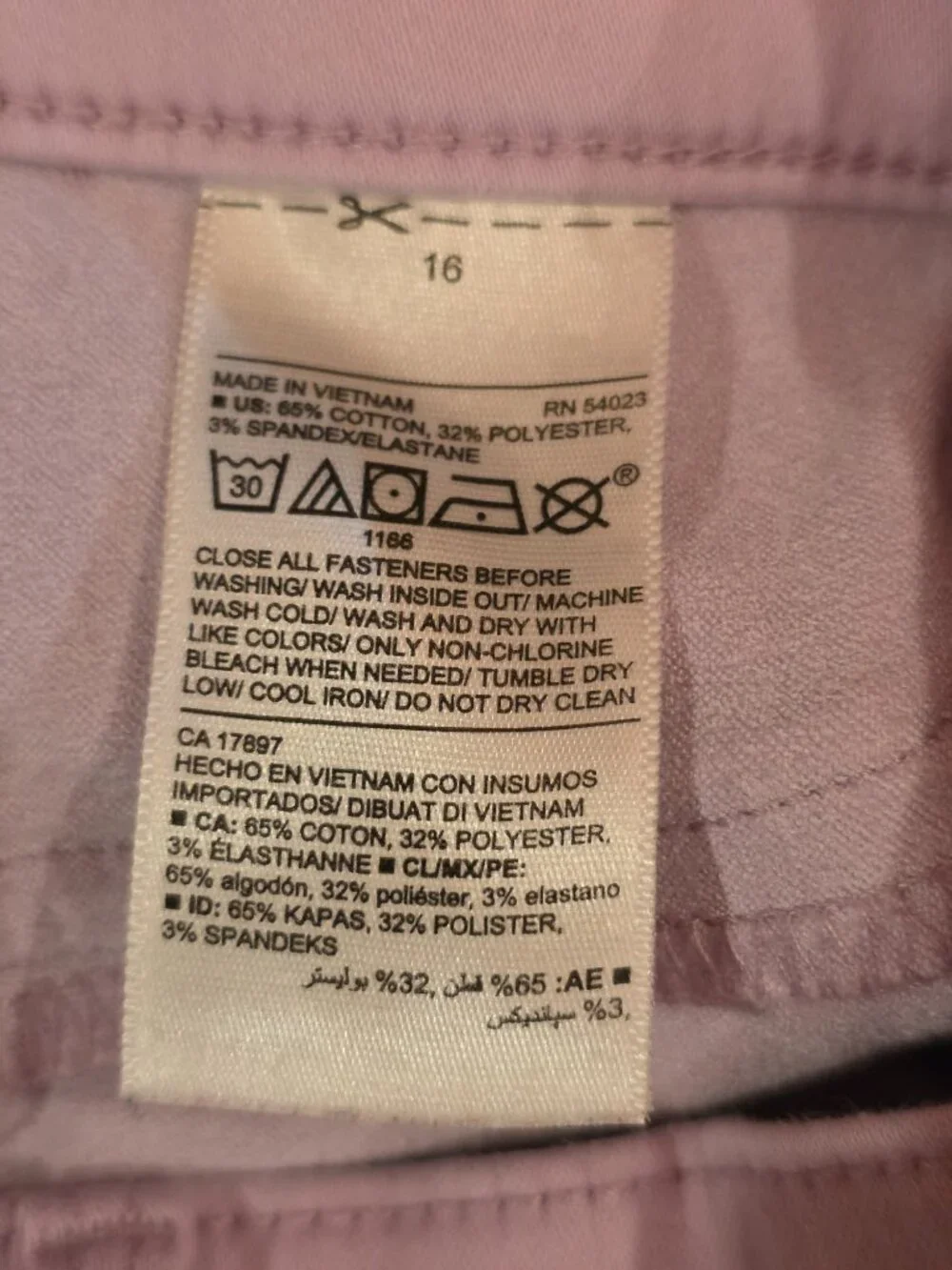 Old Navy Girls Size 16 Light Purple Jeans