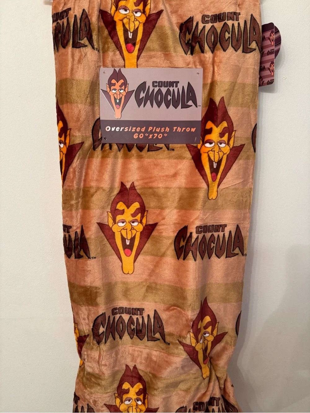 Halloween Count Chocula Cereal Oversized Plush Blanket