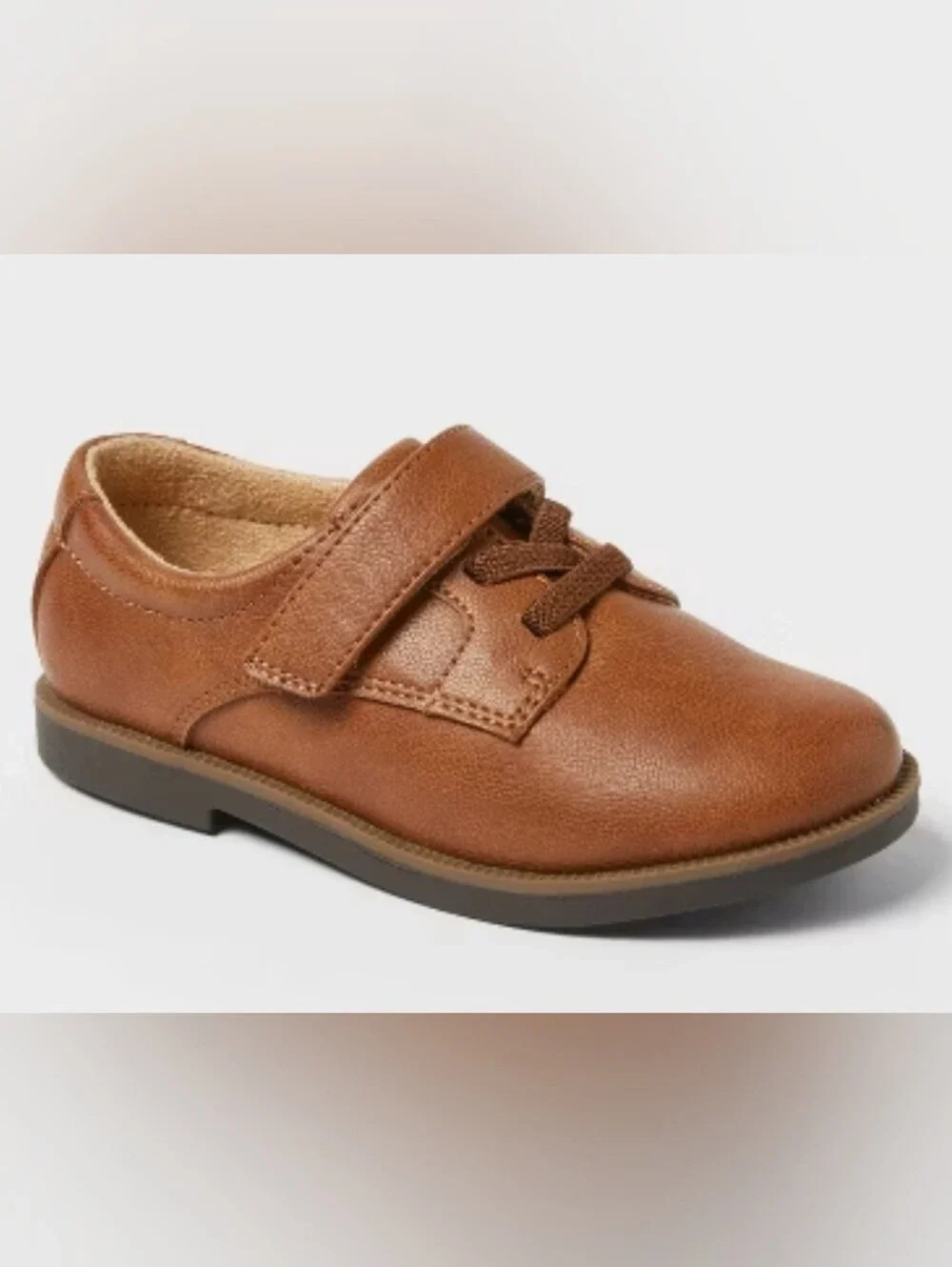 Cat & Jack Miles Dress Shoes Cognac Size 11