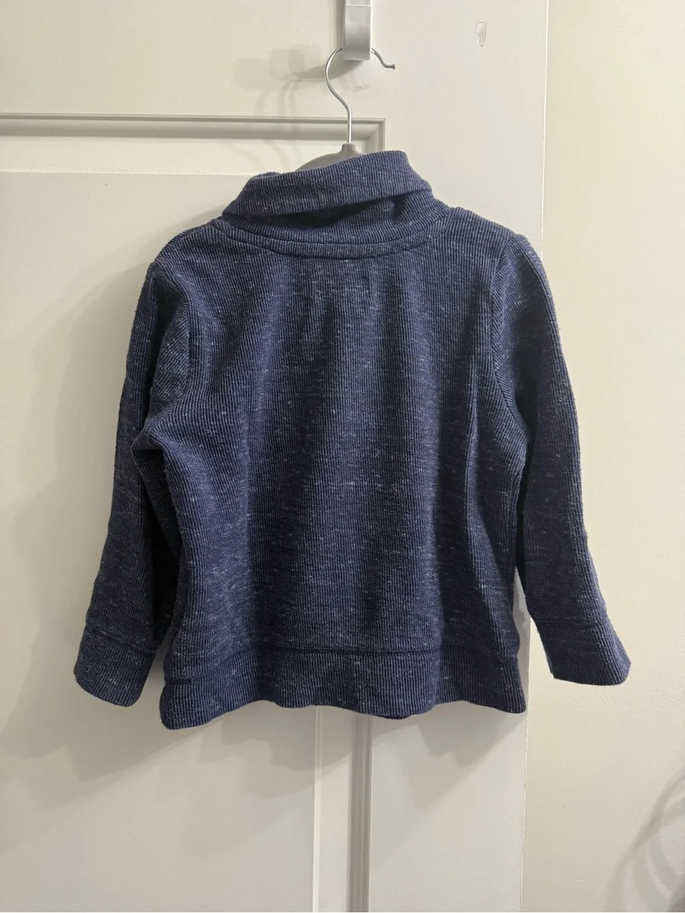 Old Navy Navy Shawl-Collar Knit Sweater