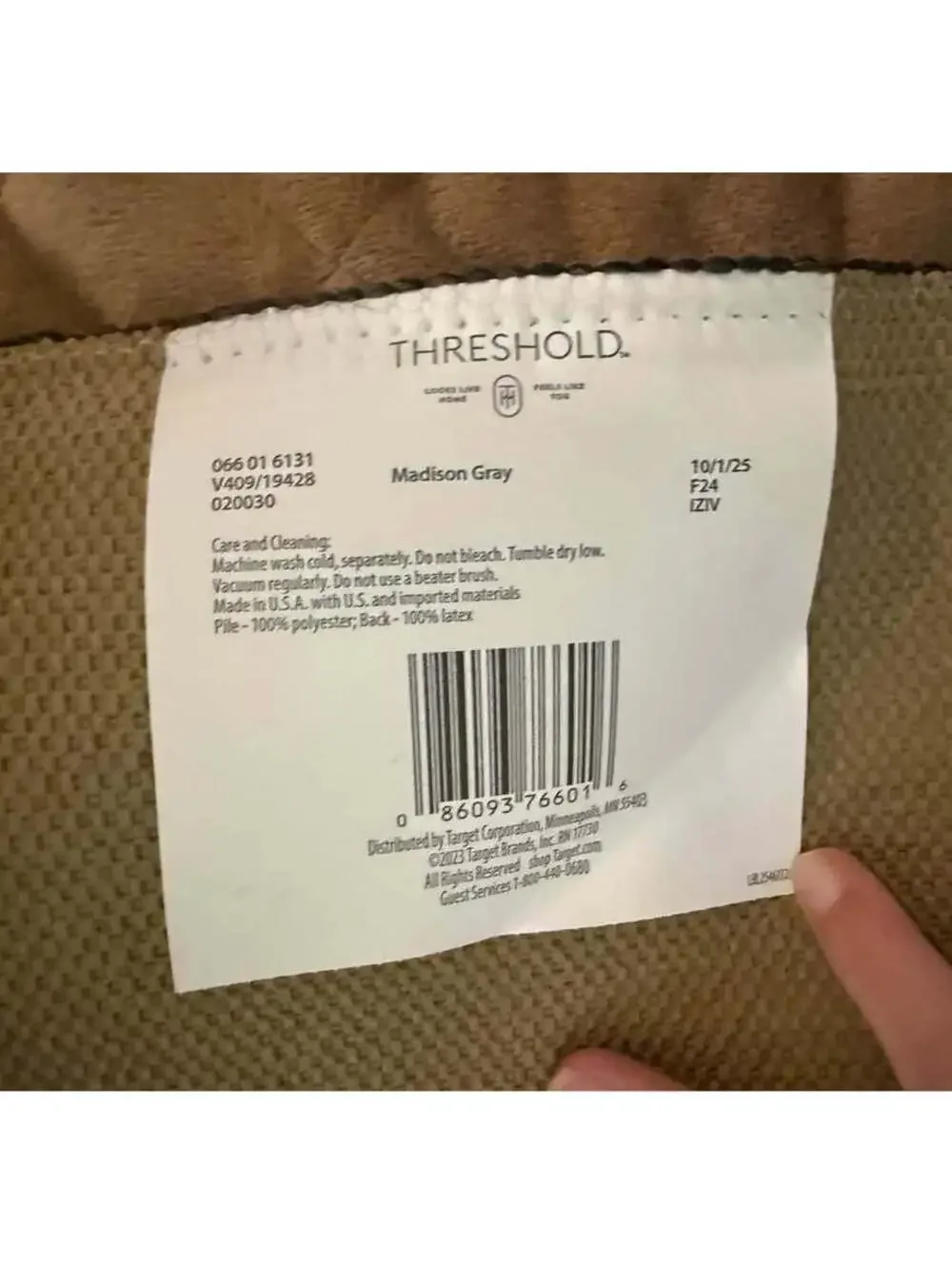 Threshold two rugs